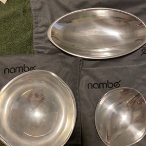 Nambe bowls set of 3